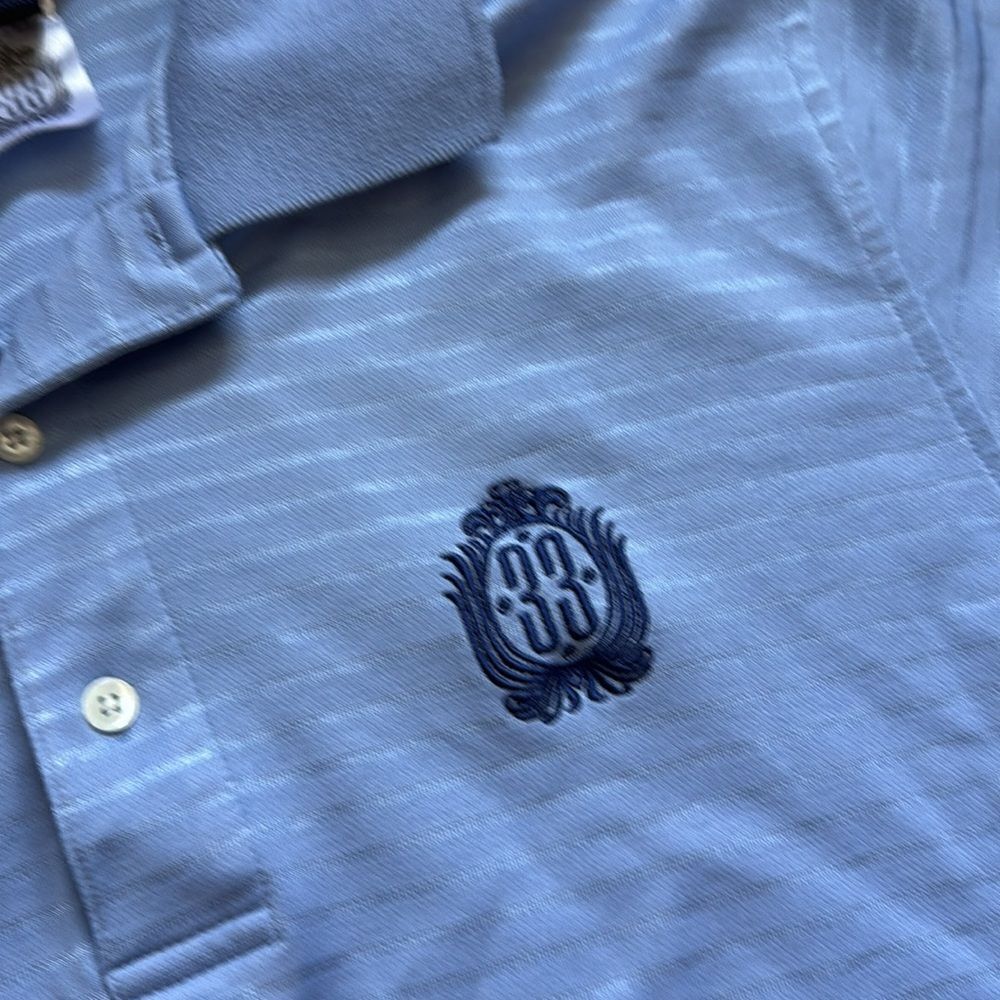 Disney Club 33 light blue polo Mens shirt size medium - Picture 3 of 7